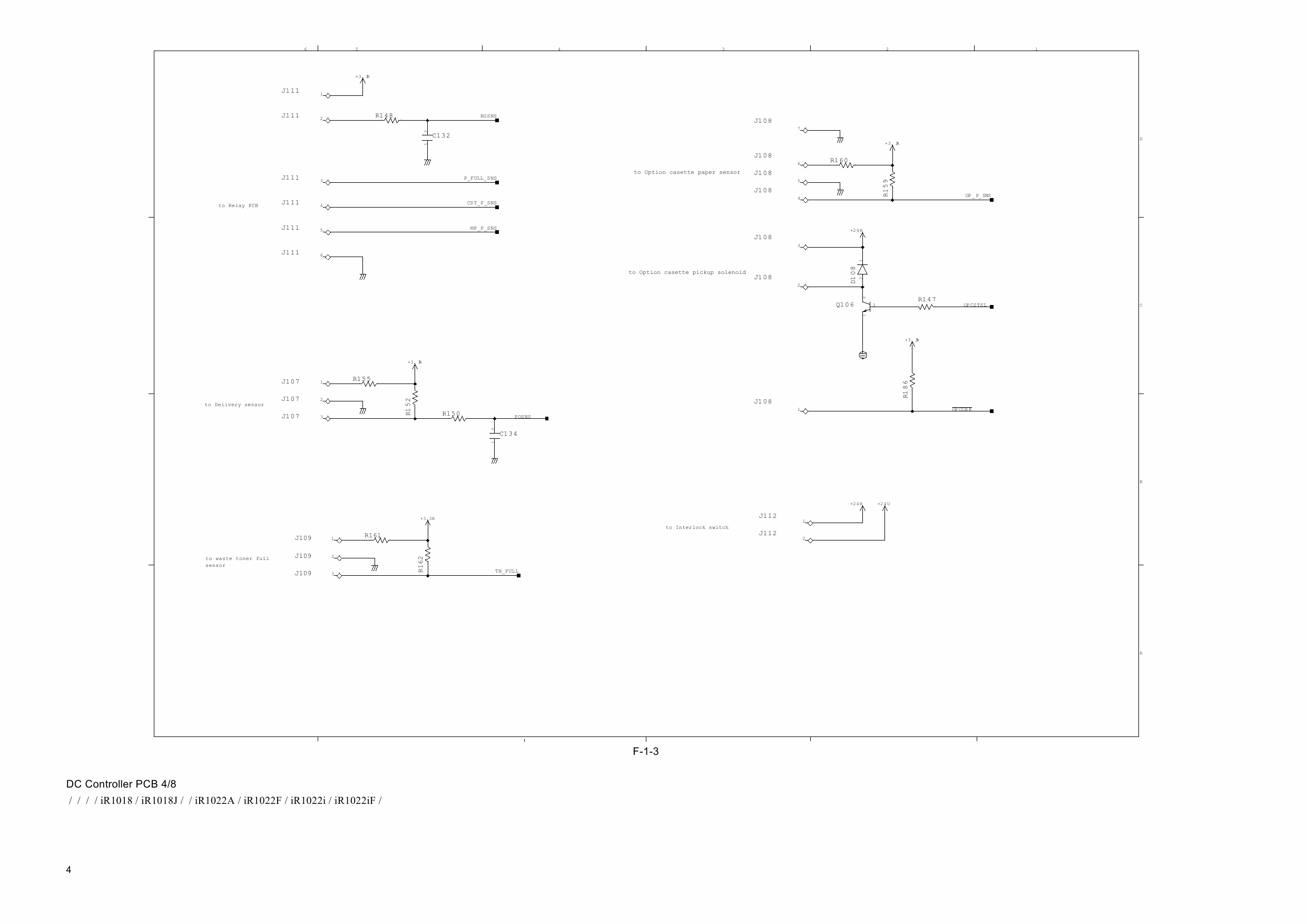 Canon imageRUNNER-iR 1018 1019 1022 1023 Circuit Diagram-3